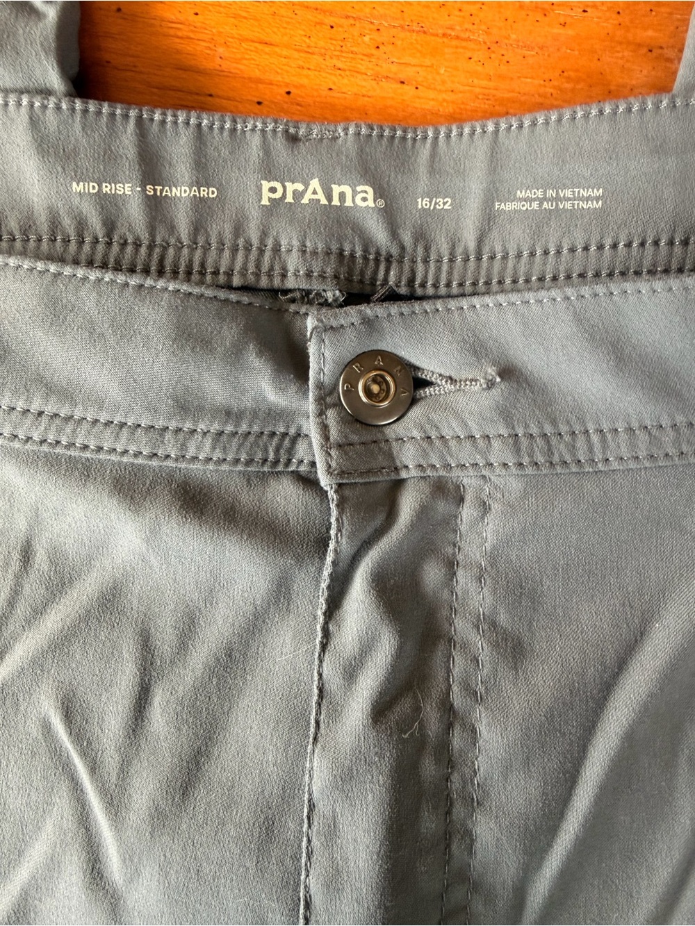 Prana Zion Halle Pants Womens 16/32 Gray Zion Halle Mid Rise Standard - Picture 2 of 14